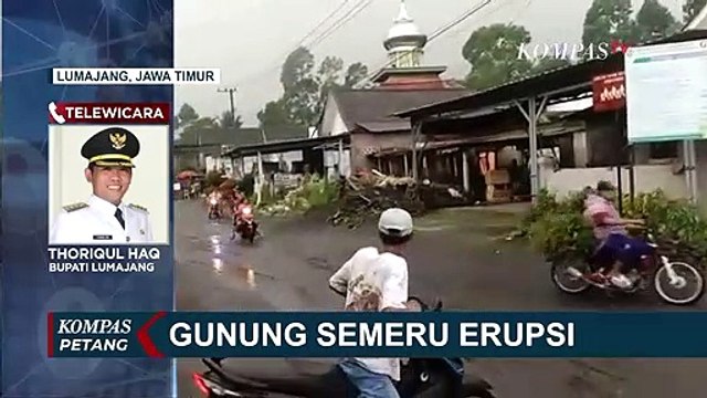 Gunung Semeru Erupsi, Awan Panas Mengepul Tinggi