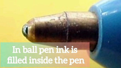 Shocking facts of ball pen.