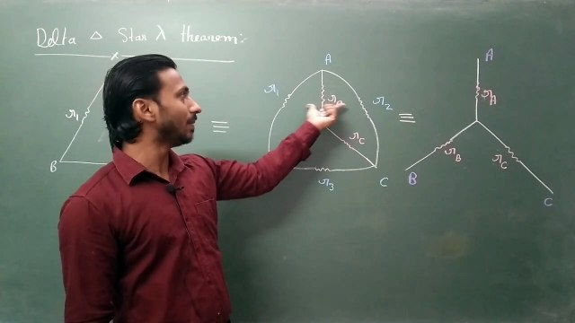 Electric Current, Delta Star Theorem, NEET/IIT-JEE/11th/12th (AK Sr)