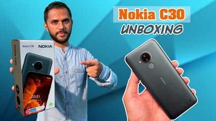 Nokia C30 Unboxing- Stock Android 11 & 6,000mAh Battery at Rs. 10,999