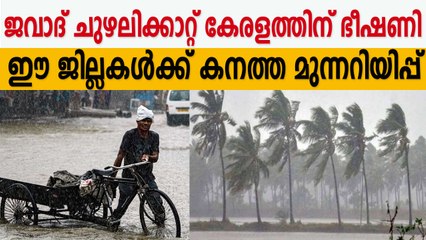 ജവാദ് ചുഴലിക്കാറ്റ്, സംസ്ഥാനത്തെ ഏഴ് ജില്ലകളില്‍ ജാഗ്രത | Oneindia Malayalam