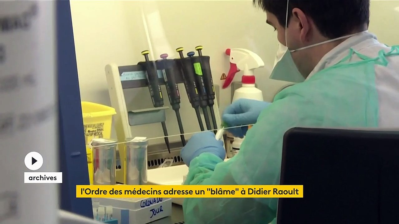 Covid-19 : le Pr Didier Raoult écope d'un blâme de l'Ordre des médecins