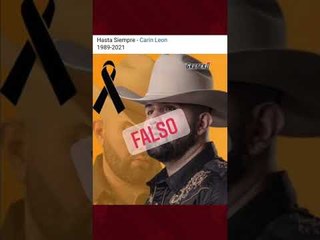 Carín León reacciona tras su supuesta muerte en redes sociales