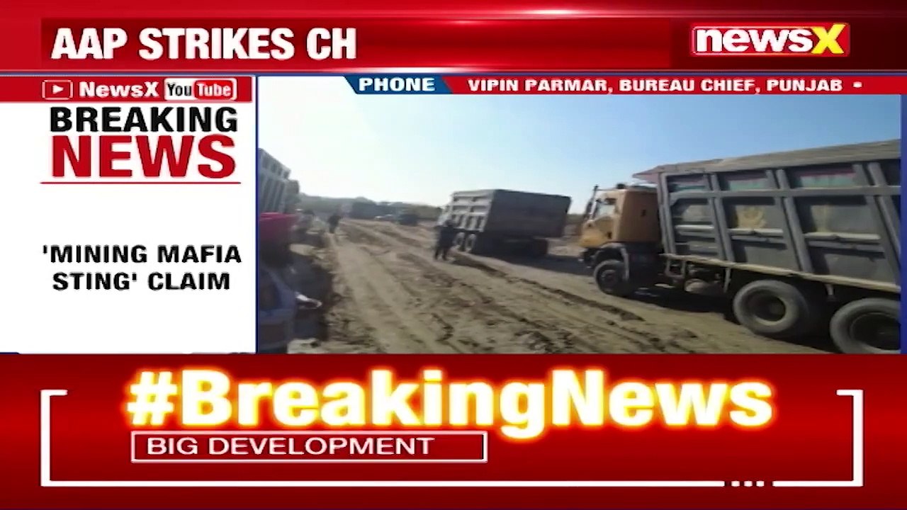 Punjab Mining Mafia War AAP Strikes Channi's Turf NewsX