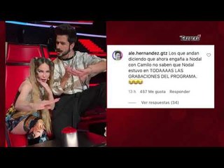 Belinda y Camilo andan muy juntitos en los programas de la Voz