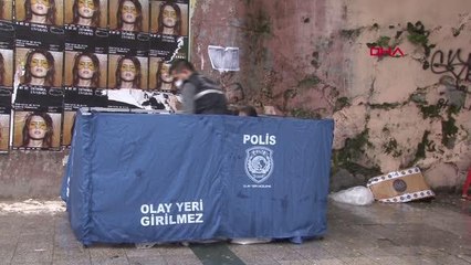 İSTANBUL-BEYOĞLU'NDA CADDE ORTASINDA CESET BULUNDU