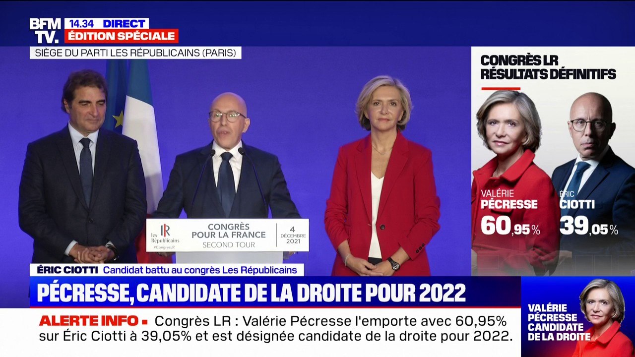 Éric Ciotti: "Dès lundi, nous serons avec Valérie Pécresse dans les Alpes-Maritimes"