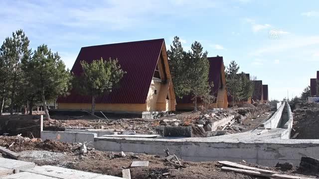 Bungalov tatil köyü 2022 yazında hizmet vermeye başlayacak