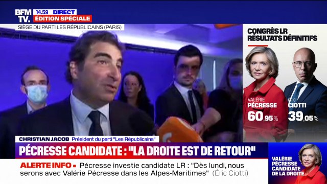 Congrès LR: Tout le monde est rassemblé derrière notre candidate , affirme Christian Jacob