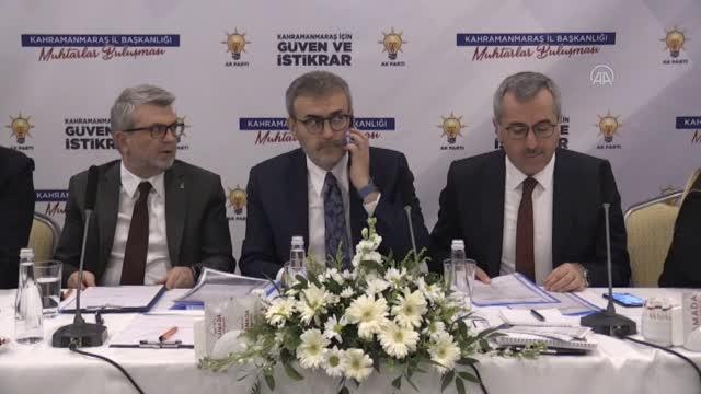 Son dakika... KAHRAMANMARAŞ - Mahir Ünal: Şu anda küresel ölçekte bütün dünya büyük bir sorun yaşıyor