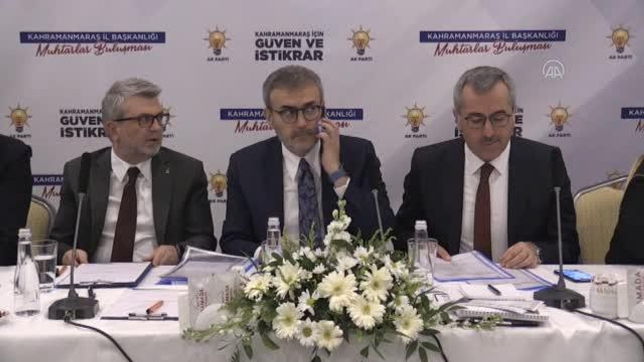 Son dakika... KAHRAMANMARAŞ - Mahir Ünal: "Şu anda küresel ölçekte bütün dünya büyük bir sorun yaşıyor"