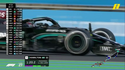 بداية ساخنة: هاميلتون يسجل أسرع زمن مؤقتاً في التجارب الثالثة بحلبة كورنيش جدة