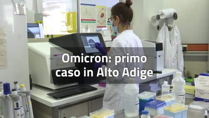 Omicron, primo caso in Alto Adige