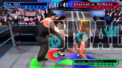 WWF SmackDown! 2 The kat vs Stephanie McMahon