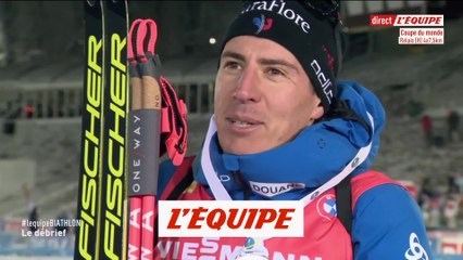 Fillon Maillet : « J'avais juste à donner le meilleur » - Biathlon - CM (H)