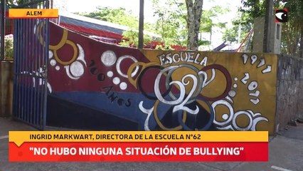 No hubo ninguna situación de bullying