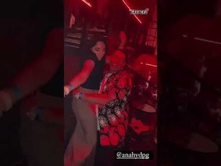 Eduin Caz y su esposa perreando en Cocobongo Cancún
