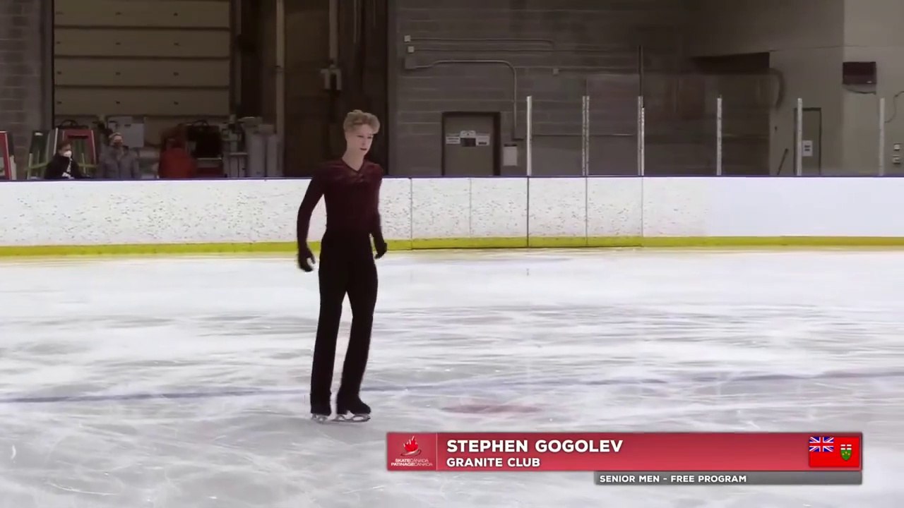 2021-2022 Stephen Gogolev SC Challenge LP (720p) - missing the replay and most of his kiss & cry