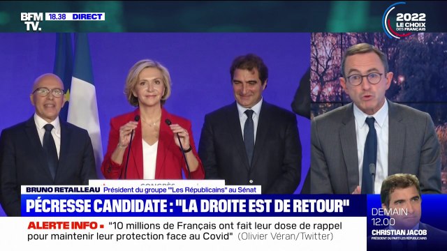 Pour Bruno Retailleau, Valérie Pécresse est une candidate ferme , combattante et qui a de la modernité