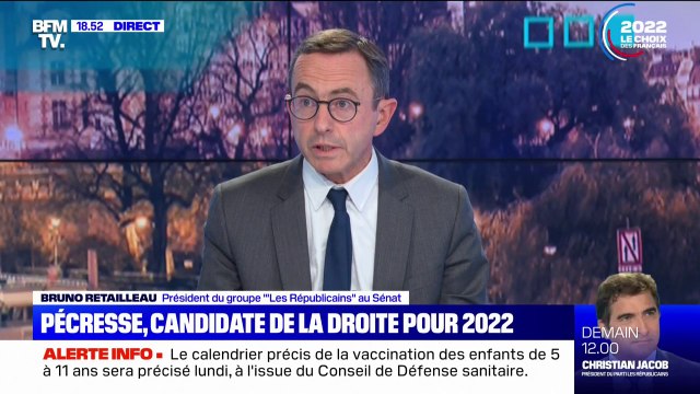 Pour Bruno Retailleau, Éric Ciotti doit avoir une toute première place dans l'équipe de Valérie Pécresse