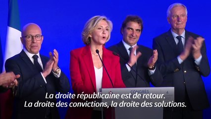 Présidentielle: Valérie Pécresse désignée candidate de LR