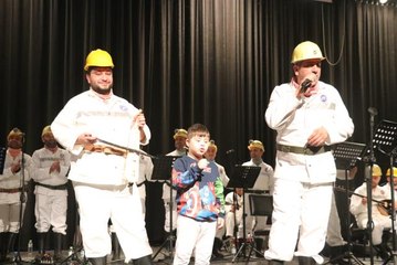 Zonguldak'ta madencilerden "4 Aralık Dünya Madenciler Günü"ne özel konser