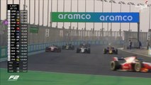 F2 2021 Jeddah Second Restart Amazing Last 3 Laps