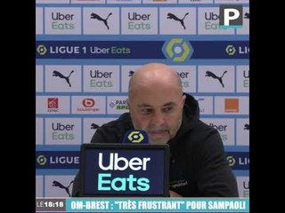 OM-Brest : "On a perdu le contrôle du match", regrette Sampaoli