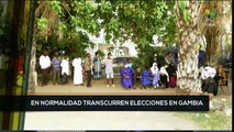 teleSUR Noticias 16:30 4-12: Elecciones en Gambia transcurren con normalidad