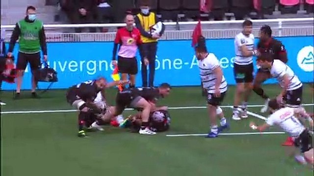 TOP 14 - Essai de Pierre-Louis BARASSI (LOU) - LOU Rugby - CA Brive - J12 - Saison 2021/2022