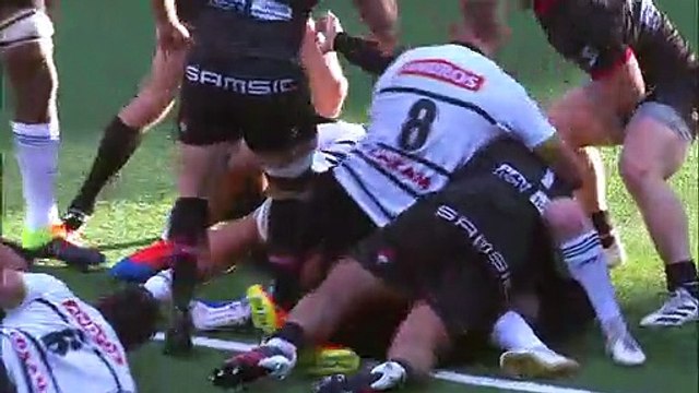/OP 14 - Essai de Jordan TAUFUA (LOU) - LOU Rugby - CA Brive - J12 - Saison 2021/2022