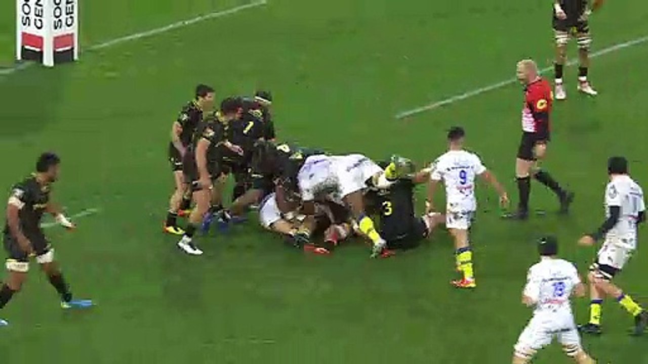 TOP 14 - Essai de Damian PENAUD (ASM) - ASM Clermont - Biarritz Olympique - J12 - Saison 2021/2022