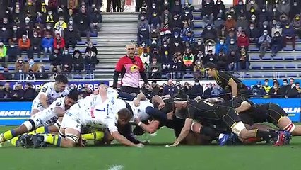 TOP 14 - Essai de Peni RAVAI (ASM) - ASM Clermont - Biarritz Olympique - J12 - Saison 2021/2022
