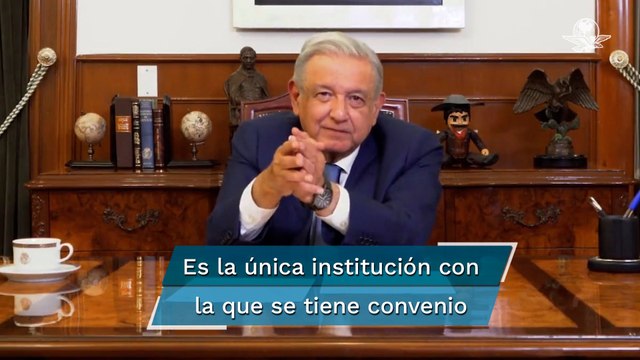Llama AMLO a donar al Teletón para apoyar en terapias para niños