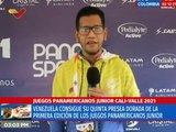 Deportes VTV | Oro y plata para Venezuela en Juegos Panamericanos Junior 2021