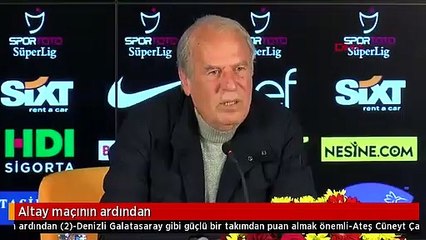 Galatasaray Altay maçının ardından 