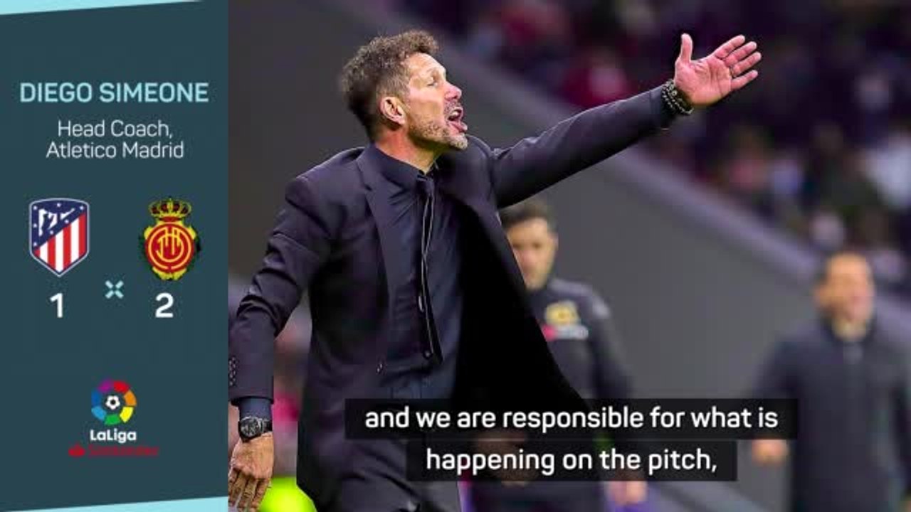 Simeone backs Atletico to turn poor form around after defeat