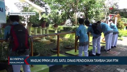 下载视频: Masuki PPKM Level Satu, Dinas Pendidikan Kota Semarang Tambah Jam PTM