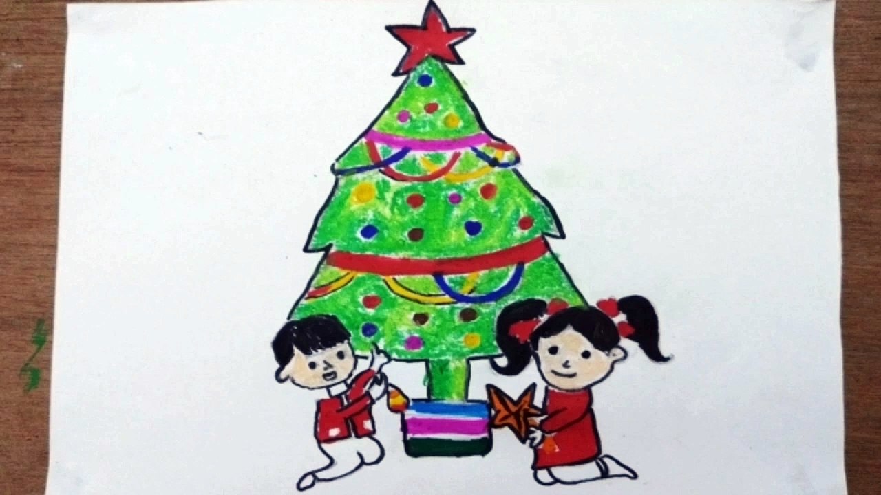 How to draw Christmas