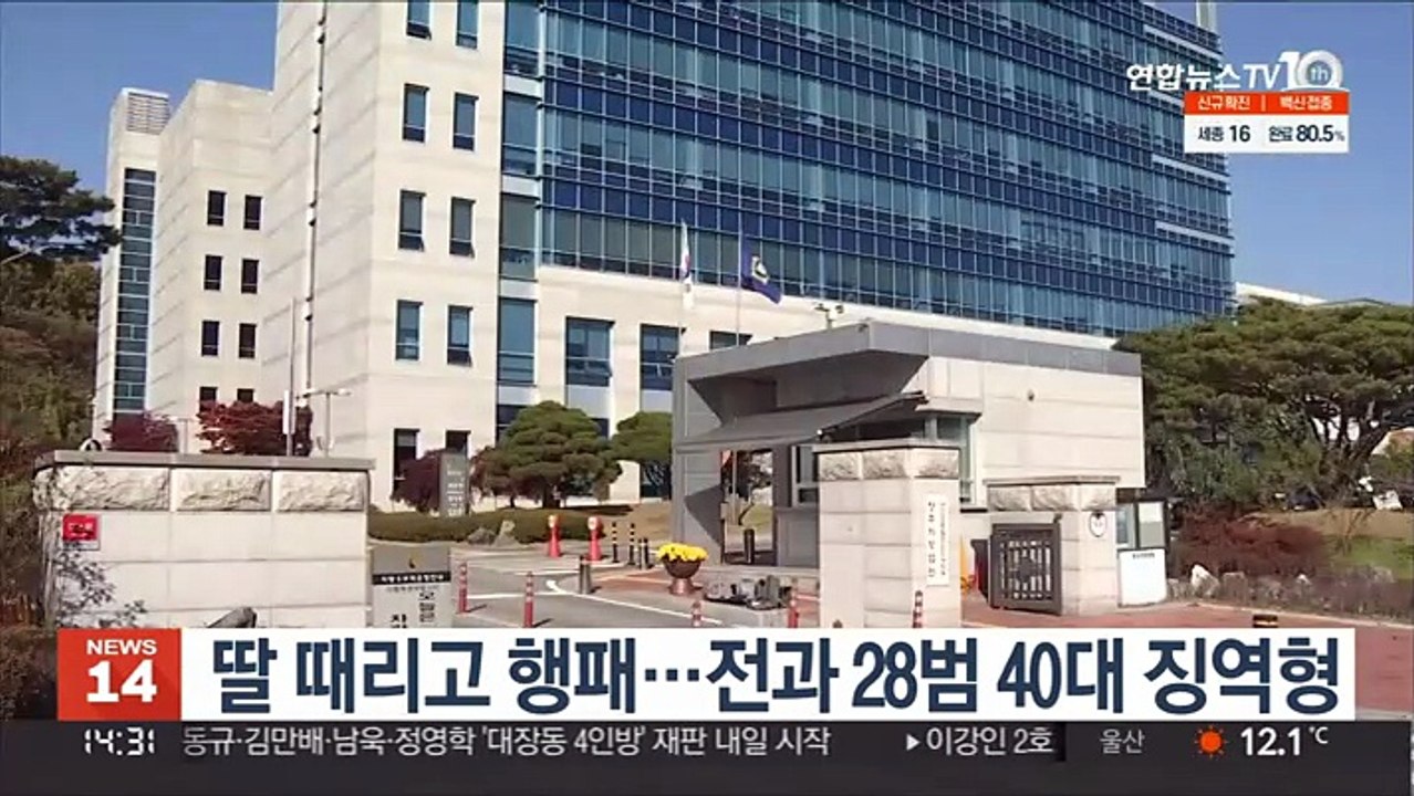 딸 때리고 행패…전과 28범 40대 징역형