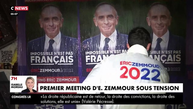 Meeting d'Eric Zemmour - Le grand jour à Villepinte pour le candidat alors que les forces de l'ordre évoquent une journée à risque craignant antifas et extrême-gauche