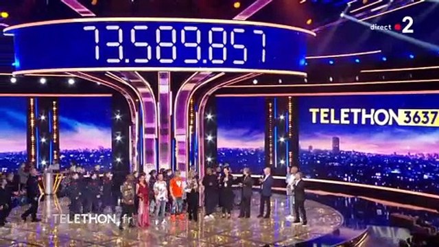 Le Téléthon 2021 a pris fin cette nuit à 1h35 avec près de 74 millions d'euros de promesses de dons - Regardez les 3 dernières minutes de l'émission