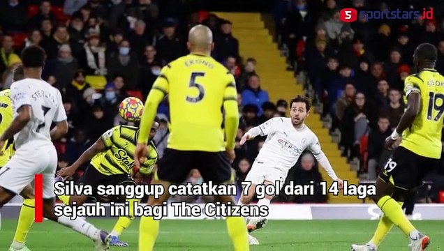 Bernardo Silva Cemerlang, Manchester City Gemilang di Puncak Klasemen