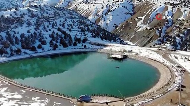 Burası Sibirya değil Türkiye! Gizli cennet buz tuttu!