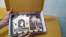 Unboxing and Review of Sweet home 5 Hooks Hanging Wall Decor Stylish Look for Home Office (Wooden)