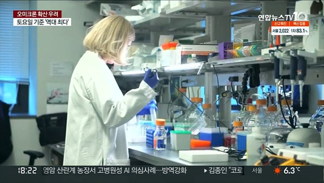 감염력 큰 오미크론…"감기 바이러스 혼종 가능성"