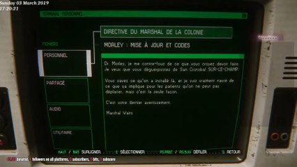 Alien Isolation | Partie 10 | POURQUOI tu m'as tiré dessus ?!?