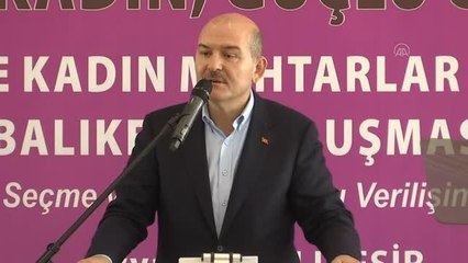 Son dakika haberleri | BALIKESİR - Bakan Soylu: "Bir kişi uyuşturucudan hayatını kaybetmesin ben onların bütün kötü sözlerine talibim"