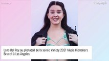 Lana Del Rey, un look osé la poitrine dans une robe à ficelles face à Billie Eilish qui a changé de tête