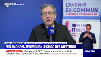 Selon Jean-Luc Mélenchon, "Mme Pécresse représente la tradition de la droite en France"
